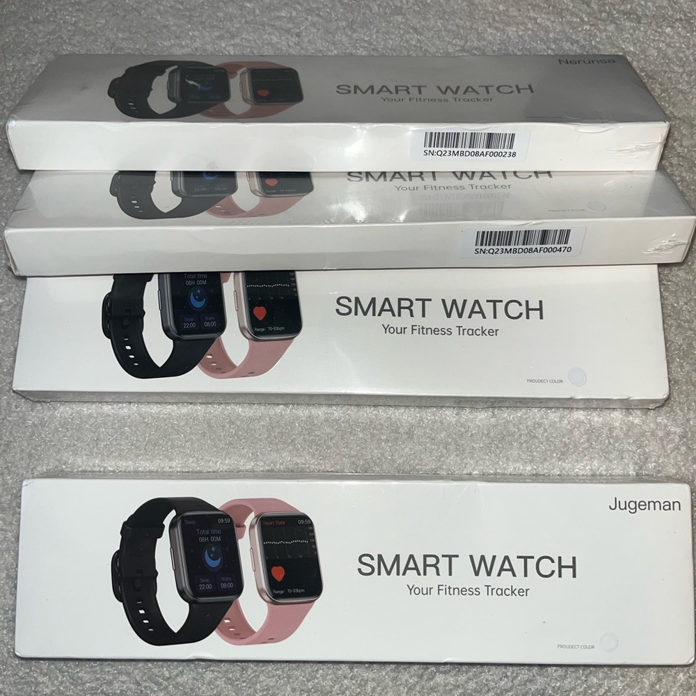Smart Watch - white band brand new